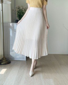 렐리 주름 플리츠 롱스커트 a2387