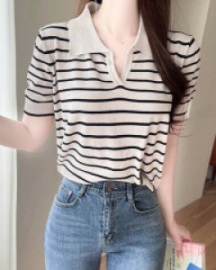 루키 카라브이넥 스트라이프니트 a1755