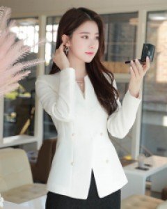 작은더블진주 자켓 m9843