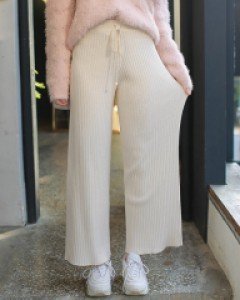 찰랑크림니트pants a0932