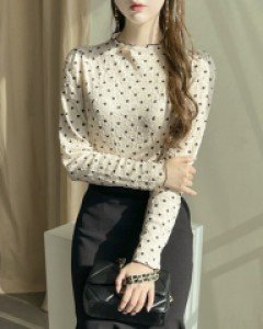 오엔 도트레이스 링클 티 a2514