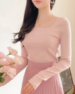 데일리 마일드 스퀘어넥 쫀쫀티 a2966