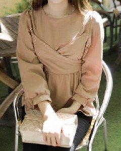 사랑스럽게감싸 블라우스 a0729