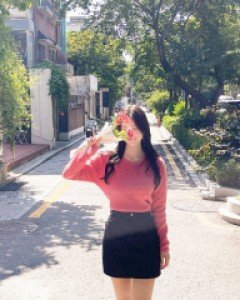 블리 포근포근 융버튼 라운드 니트 a2997