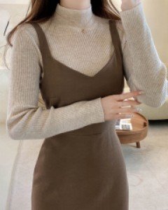 부드러운 크롭반목 쫀쫀 니트티 a2125