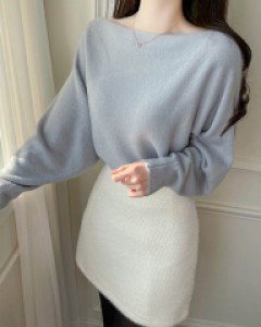 보트넥 가오리핏니트 a1114