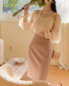 가을하이 베이직 H라인 스커트 a3018