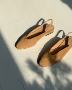 Simple suede shoes