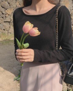 [madekoko] Cashmere Square Knit