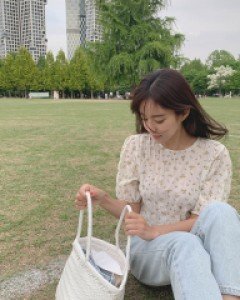 double Flower Blouse