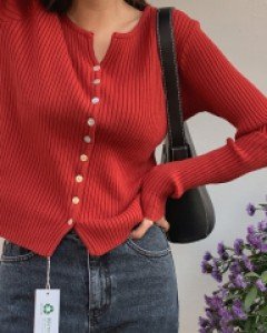 Viscose Corrugated Cardigan