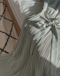 Spring Pleats One Piece
