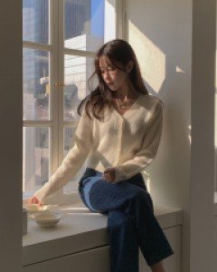 Mohair Crop Cardigan