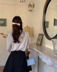 light bowknot hairpin