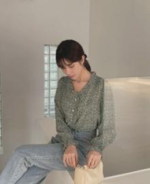 Hershey Flower Blouse