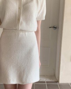 [Cle.] Gourmet Knit Skirt