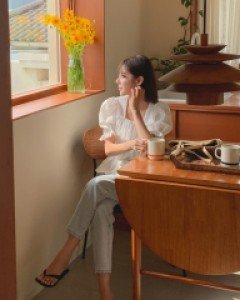 Lavigne Shirring Blouse (summer ver.)