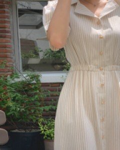 Gold Stripe One Piece