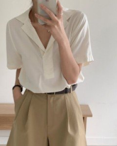 Soft double blouse