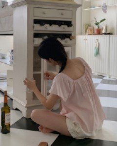 [madekoko] Callie Square Blouse / Cotton / 3color