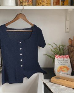 Slim line knit cardigan