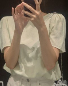 [madekoko] Cold Round Blouse