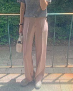 Latte Straight Slacks