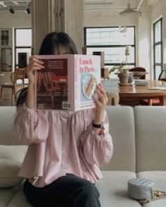 [CRKO] double button blouse