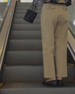 Colin pintucked cotton pants