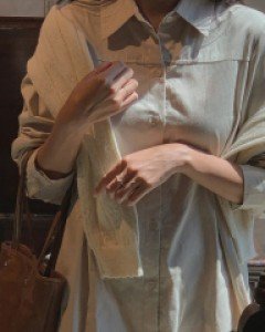 Dbow Pintuck Shirt Dress