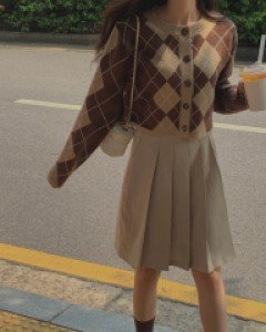 Bene Argyle Cardigan