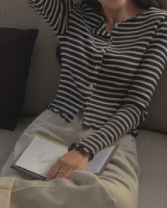 Ruffled Dangara Cardigan