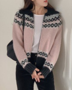 Audrey Knit Zip Up