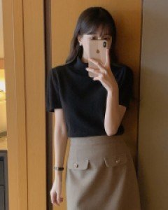 Janie raccoon Short-sleeve Knit