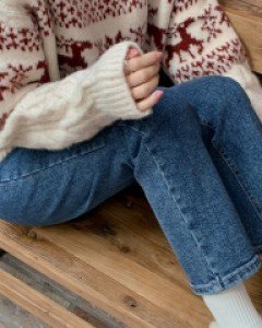 Koi napping Straight denim pants