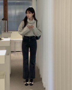 In-banding napping Boot cut Denim