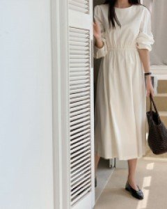 [MADE, CRKO] Plain Cotton One Piece