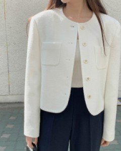 Heidi pocket tweed jacket