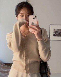 [MADE, CRKO] vely heart Cardigan / Spring Cardigan, guest look, meeting look, women's Cardigan, 30's Cardigan