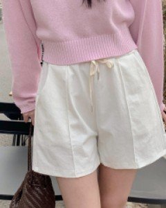 bubble cotton shorts