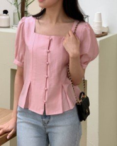 Silky Square Blouse