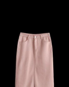 Cotton Slit Skirt