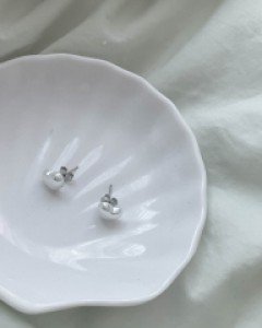 heart pearl earrings