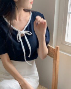 Dual two-way bowknot Knit