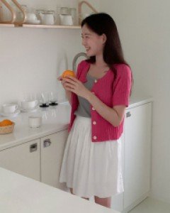 [MADE, CRKO] Gelato Bookle Cardigan
