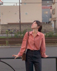 [Early Autumn 10% / MADE, CRKO] Palette Pocket Shirt / Fall New Arrival Long-sleeved Blouse Fall Shirt Fall Blouse Guest Look Gathering Look Work Look Lovely Old Money Look