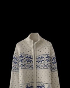 Early Nordic Zip-up cardigan