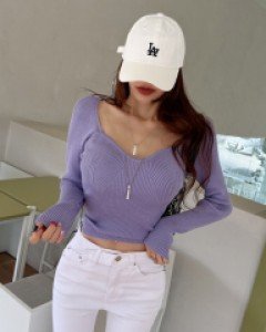 [1124]마카롱 스퀘어 니트티