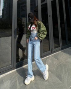 [3027]투버클 와이드팬츠