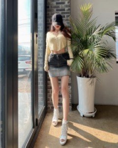 [4007]그라데이션 큐롯스컷